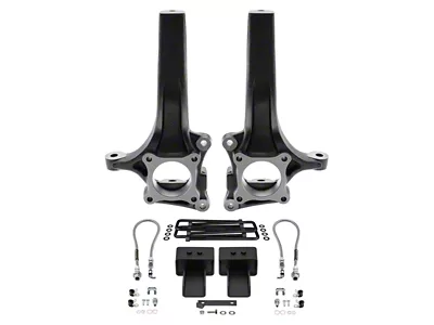 Supreme Suspensions 4-Inch Front / 3-Inch Rear Spindle Suspension Lift Kit (09-14 2WD F-150)