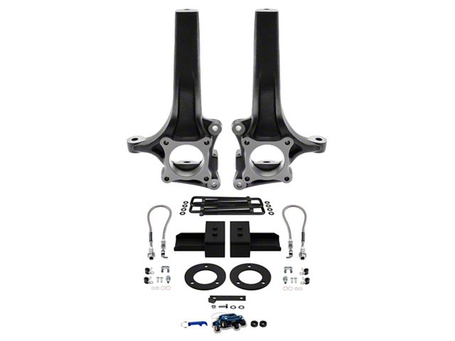 Supreme Suspensions 4.50-Inch Front / 3-Inch Rear Spindle Suspension Lift Kit (09-14 2WD F-150)