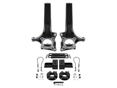 Supreme Suspensions 6.50-Inch Front / 4-Inch Rear Spindle Suspension Lift Kit (09-14 2WD F-150)