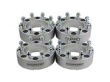 Supreme Suspensions 2-Inch Pro Billet Wheel Spacers; Silver; Set of Four (05-25 F-250 Super Duty)