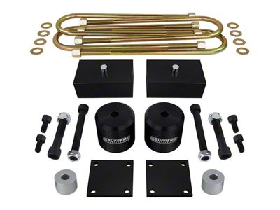 Supreme Suspensions 2-Inch Front / 2-Inch Rear Pro Billet Suspension Lift Kit (11-24 4WD F-350 Super Duty w/ Factory Overload Springs)