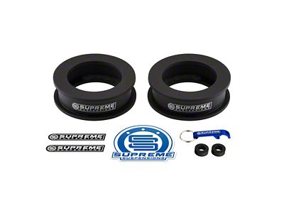 Supreme Suspensions 2-Inch Strut Spacer Leveling Kit (19-24 RAM 1500 w/o Air Ride, Excluding TRX)