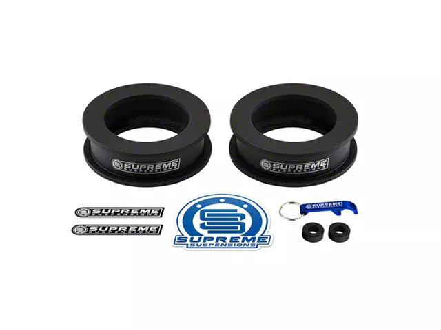 Supreme Suspensions 2-Inch Strut Spacer Leveling Kit (19-24 RAM 1500 w/o Air Ride, Excluding TRX)