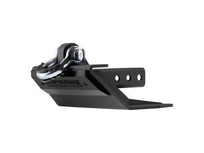 Supreme Suspensions HD Multi-Function 2-Inch Receiver Hitch Skid Plate with Galvanized D-Ring (Universal; Some Adaptation May Be Required)
