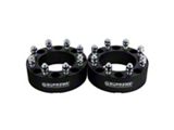 Supreme Suspensions 1.50-Inch Pro Billet Wheel Spacers; Black; Set of Two (10-14 RAM 2500)