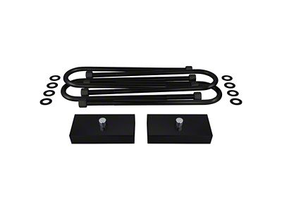 Supreme Suspensions 1-Inch Pro Billet Rear Lift Blocks (03-12 4WD RAM 3500 w/o Factory Overload Springs)