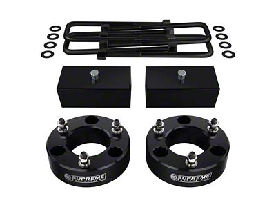 Supreme Suspensions 3.50-Inch Front / 2-Inch Rear Pro Billet Suspension Lift Kit (07-24 Sierra 1500 w/ Stock Cast Steel or Aluminum Control Arms, Excluding AT4 & 14-24 Denali)