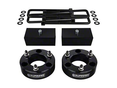 Supreme Suspensions 3.50-Inch Front / 3-Inch Rear Pro Billet Suspension Lift Kit (07-25 Sierra 1500 w/ Stock Cast Steel or Aluminum Control Arms, Excluding AT4 & 14-25 Denali)