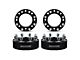 Supreme Suspensions 1.50-Inch Pro Billet Hub Centric Wheel Spacers; Black; Set of Four (07-10 Sierra 3500 HD)