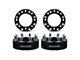 Supreme Suspensions 1.50-Inch PRO Billet 8 x 165.1mm to 8 x 170mm Wheel Adapters; Black; Set of Four (07-10 Sierra 3500 HD)
