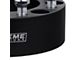 Supreme Suspensions 1.50-Inch PRO Billet 8 x 165.1mm to 8 x 170mm Wheel Adapters; Black; Set of Four (07-10 Sierra 3500 HD)