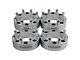 Supreme Suspensions 1.50-Inch PRO Billet 8 x 165.1mm to 8 x 170mm Wheel Adapters; Silver; Set of Four (07-10 Sierra 3500 HD)