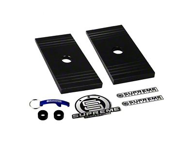 Supreme Suspensions PRO Billet Rear Angled Shims (07-25 Sierra 3500 HD)