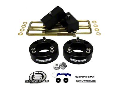 Supreme Suspensions 2.50-Inch Front / 1.50-Inch Rear PRO Billet Suspension Lift Kit (07-24 Silverado 1500, Excluding Trail Boss & ZR2)