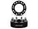 Supreme Suspensions 1.50-Inch Pro Billet Hub Centric Wheel Spacers; Black; Set of Two (07-10 Silverado 2500 HD)
