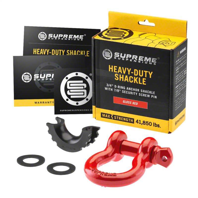 Supreme Suspensions Silverado 3500 3/4-Inch D-Ring Shackle