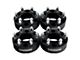 Supreme Suspensions 1.50-Inch Pro Billet Hub Centric Wheel Spacers; Black; Set of Four (07-20 Tahoe)