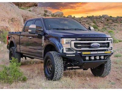 SVC Offroad Mojave Front Bumper; Black (17-22 F-350 Super Duty)