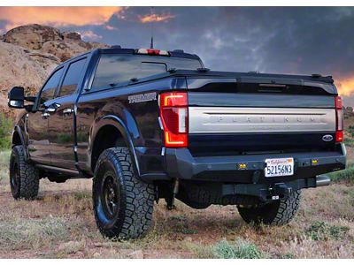 SVC Offroad Mojave Rear Bumper; Black (17-22 F-350 Super Duty)