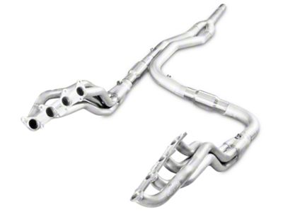 Stainless Works 1-7/8-Inch Headers with Catted Y-Pipe; Factory Connect (15-20 5.0L F-150)