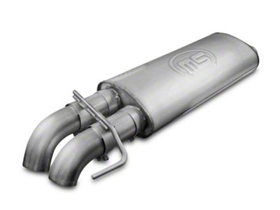 Stainless Works Dump Style Dual Exhaust System with X-Pipe Resonator; Performance Connect; Turn Down (11-14 6.2L F-150 Raptor SuperCrew)