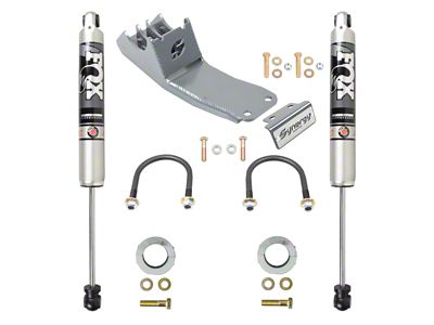 Synergy Manufacturing Dual Steering Stabilizer Kit with FOX IFP Stabilizers (05-26 4WD F-250 Super Duty)