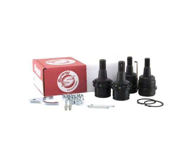 Synergy Manufacturing HD Adjustable Ball Joint Kit; Non-Knurled (03-13 4WD RAM 2500)