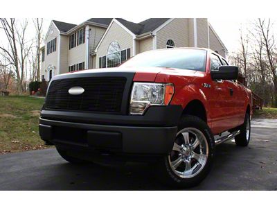 T-REX Grilles Billet Series 1-Piece Upper Grille Insert; Black (09-12 F-150 XLT, XL, FX2, FX4, STX)