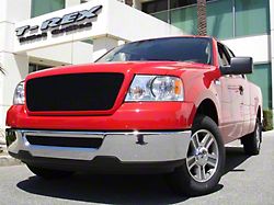 T-REX Grilles Billet Series Upper Replacement Grille with Emblem Delete; Black (04-08 F-150)