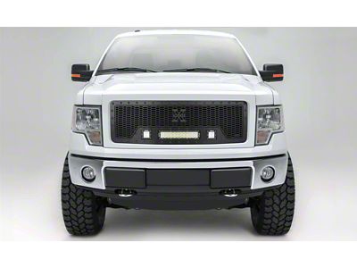 T-REX Grilles Stealth Laser Torch Series Upper Grille Insert with LED Lights; Black (09-12 F-150, Excluding Harley Davidson & Raptor)