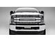 T-REX Grilles Torch AL Series Upper Replacement Grille with 30-Inch LED Light Bar; Brushed (17-19 F-350 Super Duty w/ Forward Facing Camera)
