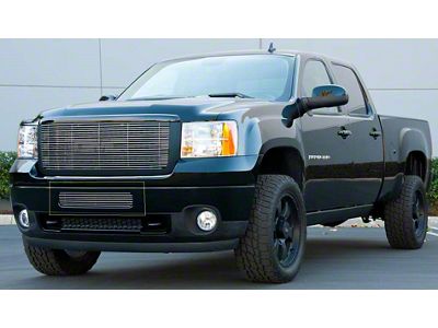 T-REX Grilles Billet Series Lower Grille Insert; Polished (11-14 Sierra 3500 HD, Excluding Denali)