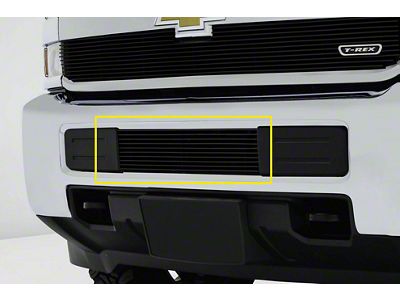 T-REX Grilles Billet Series Lower Grille Insert; Black (15-19 Silverado 2500 HD, Excluding High Country)