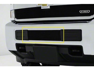 T-REX Grilles Billet Series Lower Grille Insert; Black (15-19 Silverado 3500 HD, Excluding High Country)