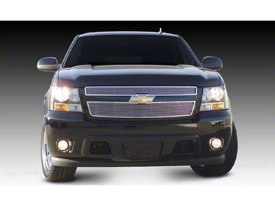 T-REX Grilles Billet Series Upper Overlay Grille; Polished (07-14 Tahoe, Excluding Hybrid & LTZ)