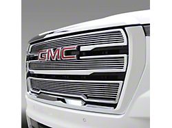 T-REX Grilles Billet Series Upper Overlay Grilles; Black (21-25 Yukon w/o Forward Facing Camera, Excluding Denali)