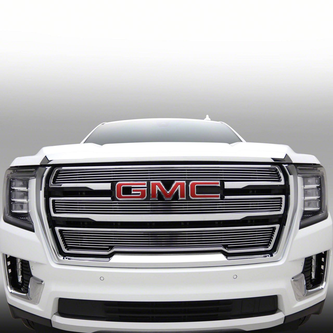T-REX Grilles Yukon Billet Series Upper Overlay Grilles; Polished
