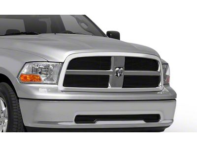 T-REX Grilles Billet Series Upper Overlay Grilles; Black (09-12 RAM 1500)