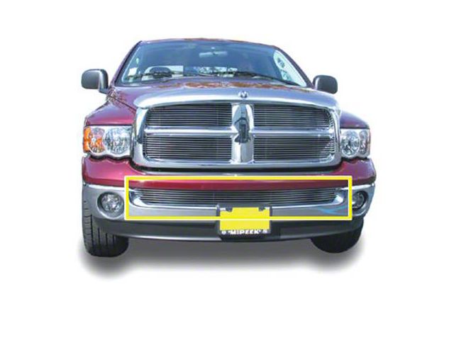 T-REX Grilles Billet Series Lower Bumper Grille Insert for Chrome Bumpers; Polished (03-09 RAM 3500)