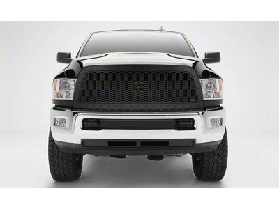 T-REX Grilles Stealth Laser X-Metal Series Upper Replacement Grille; Black (13-18 RAM 3500)