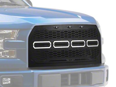 T-REX Grilles Revolver Series Upper Replacement Grille with Running Lights (15-17 F-150, Excluding Raptor)