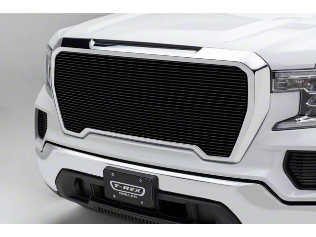 T-REX Grilles Billet Series Upper Grille Insert; Black (19-21 Sierra 1500)