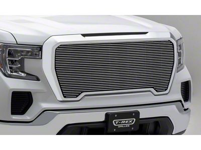 T-REX Grilles Billet Series Upper Grille Insert; Polished (19-21 Sierra 1500)