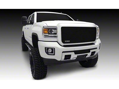 T-REX Grilles Billet Series Lower Bumper Grille Insert; Black (15-19 Sierra 2500 HD)