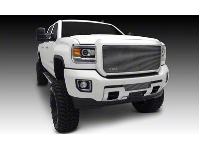 T-REX Grilles Billet Series Lower Bumper Grille Insert; Polished (15-19 Sierra 2500 HD)