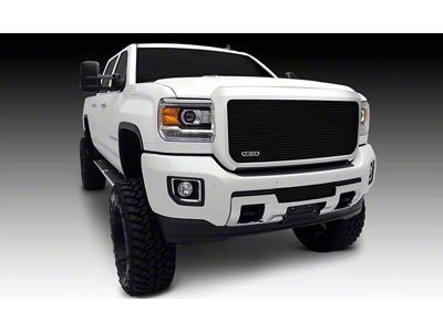 T-REX Grilles Billet Series Upper Grille Insert; Black (15-19 Sierra 2500 HD)