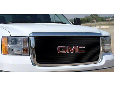 T-REX Grilles Billet Series Upper Grille Insert; Black (07-10 Sierra 3500 HD)