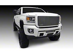 T-REX Grilles Billet Series Upper Grille Insert; Polished (15-19 Sierra 3500 HD)