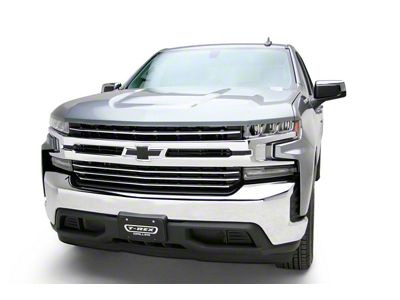 T-REX Grilles Billet Series Upper Overlay Grille; Polished (19-21 Silverado 1500)