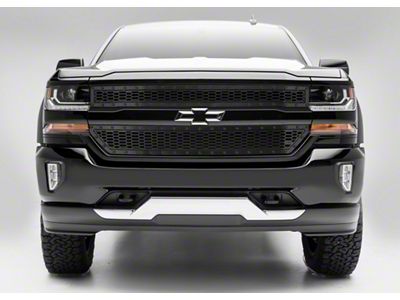 T-REX Grilles Stealth Laser X-Metal Series Upper Grille Insert; Black (16-18 Silverado 1500 w/ Z71 Package)